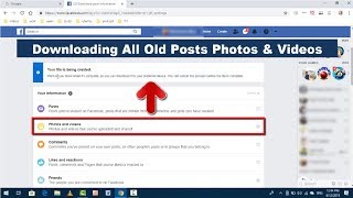 How to Download Previously Uploaded Facebook Photos & Videos in Desktop Version