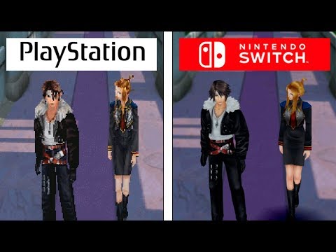 Final Fantasy VIII | Original VS Remaster | PSX VS Switch Graphics Comparison