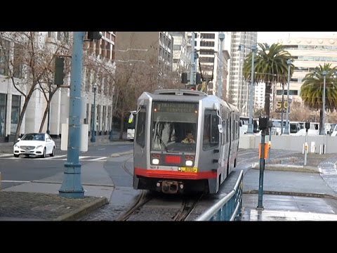 San Francisco MUNI Metro LRT - T line: (Folsom - Sunnydale)