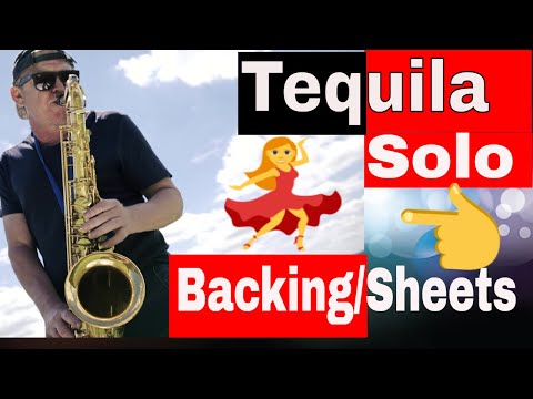"Tequila" Saxophon Solo, Sheets, Backing