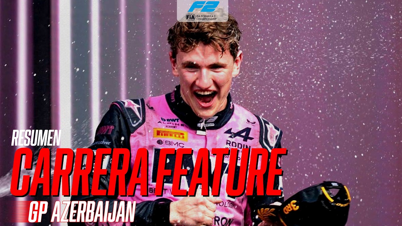 ALEX DUNNE GANÓ LA PRIMERA CARRERA FEATURE DEL GRAN PREMIO DE AZERBAIJAN EN BAKÚ | RESUMEN