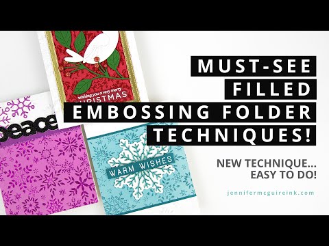 MUST-SEE Filled Embossing Folder Techniques!