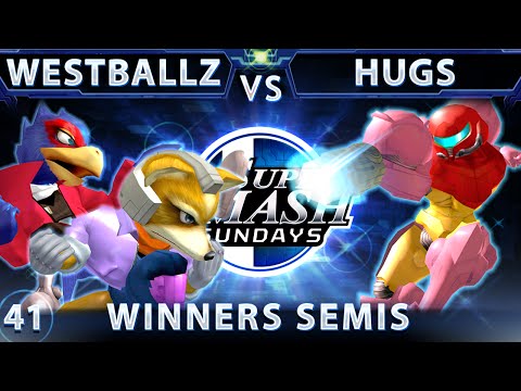 SSS 41 - Tempo Westballz (Fox/Falco) Vs. HugS (Samus) SSBM Winners Semis - Smash Melee