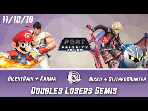 Port Priority 4Ever - SilentRain + Karma Vs. Nicko + Slither2Hunter - Doubles Losers Semis