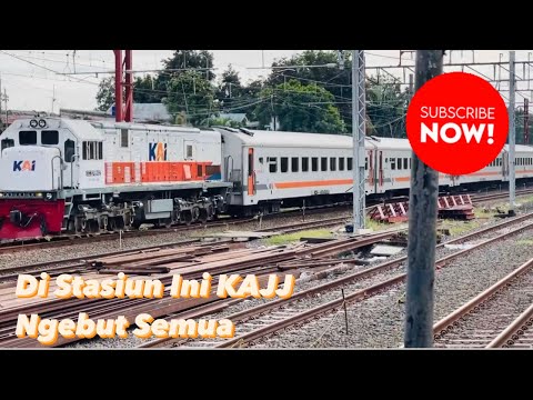 DI STASIUN INI KA JARAK JAUH NGEBUT SEMUA