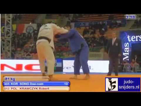 Judo 2010 Suwon: Dae-nam Song (KOR) - Robert Krawczyk (POL) [-81kg].