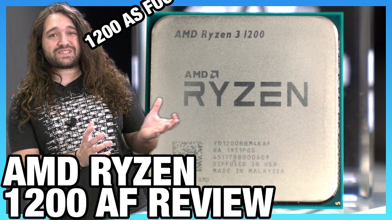 New AMD Ryzen 3 1200 AF 75 CPU Review & Benchmarks: Overclocking, Gaming, & More