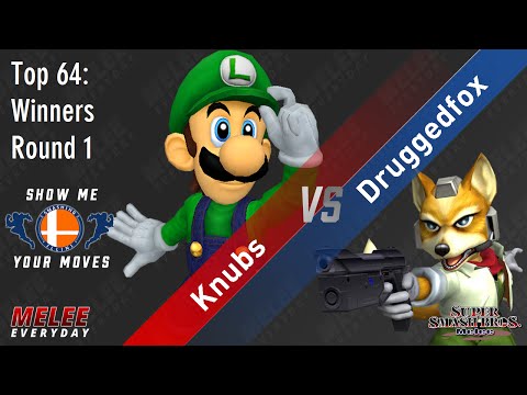 SMYM 17 - Knubs (Luigi) vs. Druggedfox (Fox) - SSBM - Top 64, WR1