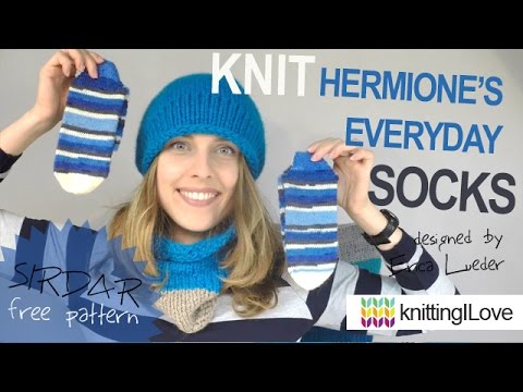 knit Hermione's Everyday SOCKS - sirdar 0164 - FO | knittingILove