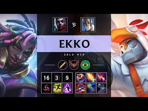 Ekko Mid vs Galio - BR Grandmaster Patch 25.16