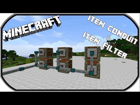 Item Conduit & Item Filter ⭐ Minecraft Ender IO  Tutorial ⭐ Deutsch / German
