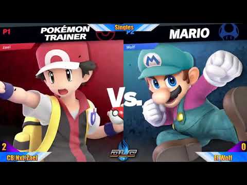 Ultimate SmashaPalooza #3: Winners Semis - CB| NxL| Zael (Pokemon Trainer) vs El Wolf (Mario)