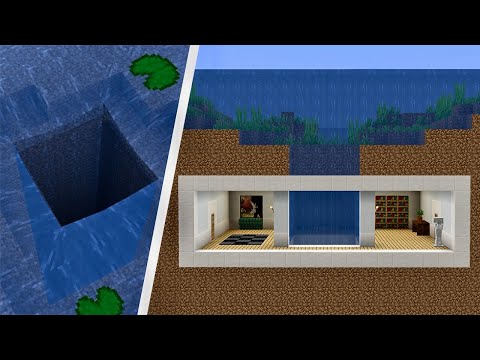 Shock Frost - Minecraft - How to build a Hidden Underwater Base