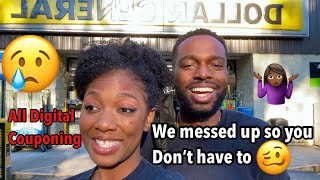 Dollar General Couponing |Learn from our Mistake🥴
