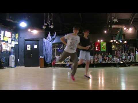 Kseniya Apozyants & Vladimir Grishin - Lindy Hop JnJ Finals at Crazy Tea Party