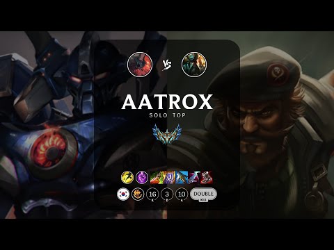 Aatrox Top vs Gangplank - KR Challenger Patch 12.22