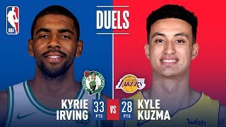 Kyrie Irving - Boston Celtics - Kyle Kuzma - Los Angeles Lakers