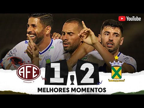 Gols e lances de Ferroviária-SP x Santo André