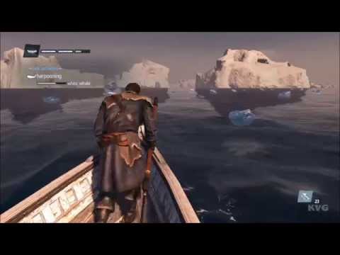 Assassin's Creed: Rogue - Hunting & Harpooning All Animals [HD]