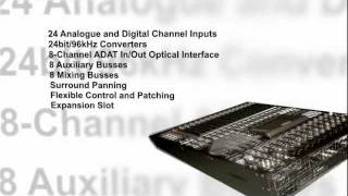 Video thumbnail for Yamaha 01V96i Digital Mixing Console by Red Dog Music