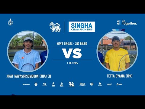 Jirat N. Vs Tetta O. | SINGHA CHAMPIONSHIP 2025 (Men's Singles - 2nd Round)