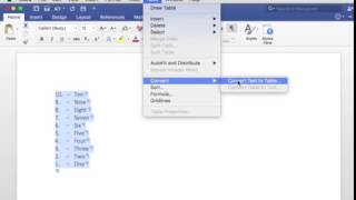Reverse Order List in Word