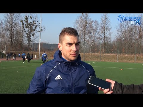 Kwaśniewski i Bereta po sparingu Szombierki Bytom 0-4 Ruch (25.01.2020 r.)