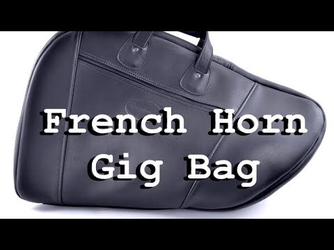 French Horn Gig Bag - Fixed Bell - Leather - Glenn Cronkhite image 6