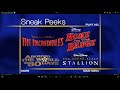 Updated Sneak Peeks Menu Disney 2004
