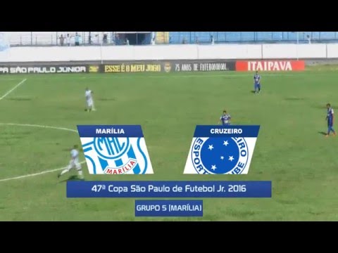 Marília 1x2 Cruzeiro - 47ª Copa São Paulo de Futebol Jr 2016