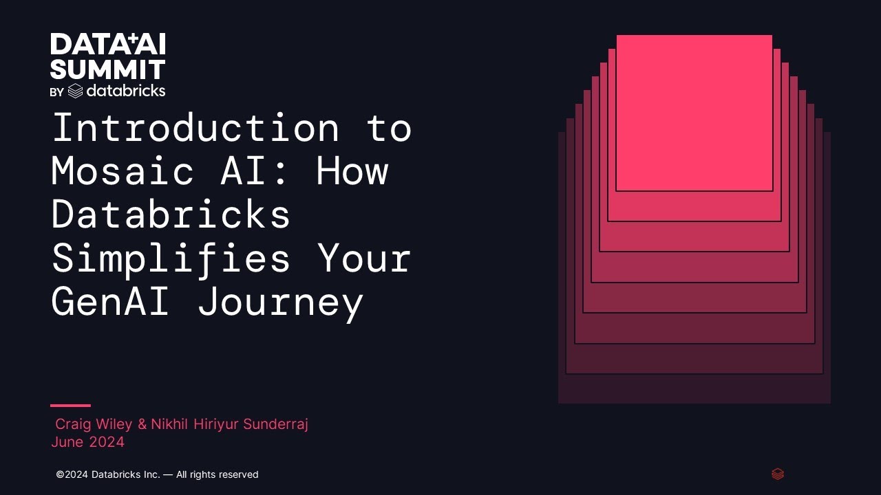 Introduction to Mosaic AI: How Databricks Simplifies Your GenAI Journey
