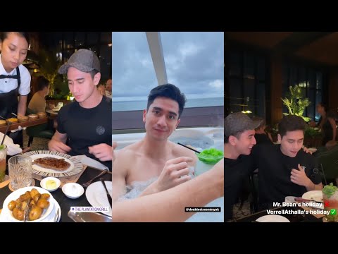 Verrell Bramasta saat liburan di Bali bareng sahabatnya