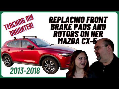 Replace Front Brakes on a Mazda CX-5 or CX-9 #baldeagle242