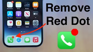 How To Remove Phone Red Dot on iPhone!