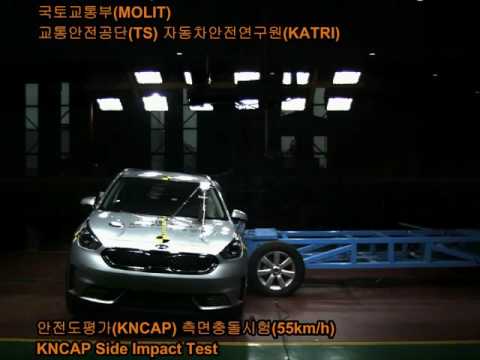 2016 KNCAP : NIRO Side Crash Test