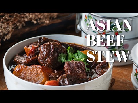 One Pot Asian Beef Stew with Daikon - 东方炖牛肉