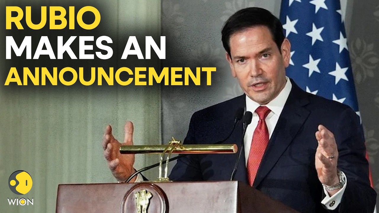 Marco Rubio In India LIVE: Rubio Makes An Announcement During His Visit To Agra & Jaipur | WION