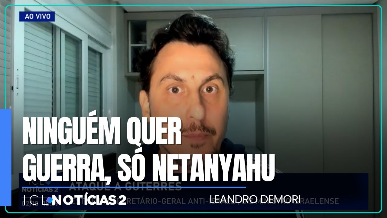 Demori explica como apenas Israel e EUA estão interessadas em uma guerra no Oriente Médio