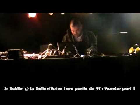 Jr EakEe Live @ la Bellevilloise - 1ere partie de 9th Wonder part 1