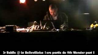 Jr EakEe Live @ la Bellevilloise - 1ere partie de 9th Wonder part 1
