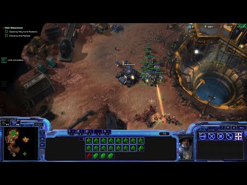 StarCraft 2 Wings of Liberty Reversed Campaign Mission 2 - The Outlaws