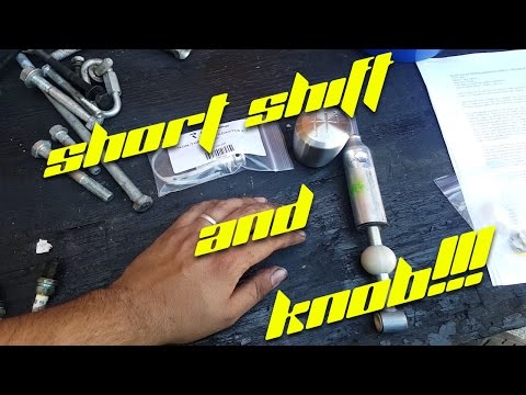 Short Shift Kit and Shift Knob For E36 [Installation]