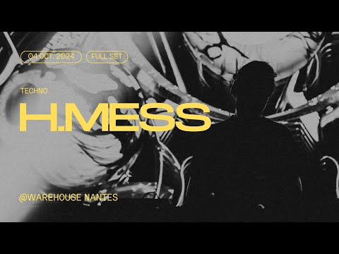 H.MESS at Warehouse, in Nantes, France for ENIGMA