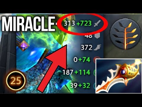 Miracle- Morphling GOD WTF?! IS THIS DAMAGE Divine Rapier Build - Dota 2