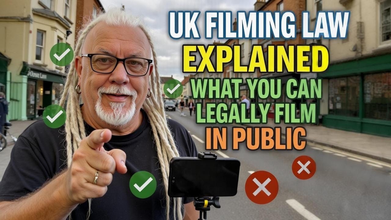 UK Filming Law Explained — What You Can Legally Film in Public
