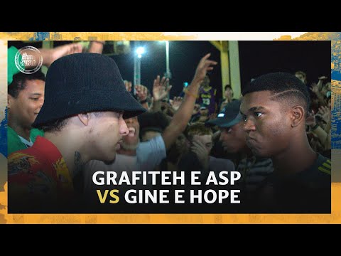 GINE E HOPE X GRAFITEH (SP) E ASP - BATALHA DO COLISEU - EDIÇÃO 140