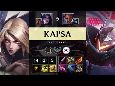 Kai'Sa ADC vs Lucian - KR Challenger Patch 25.21