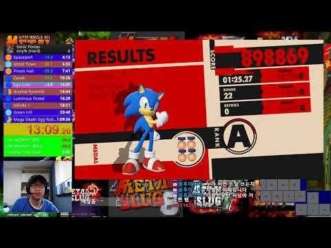 Sonic Forces any% speedrun 1:05:18