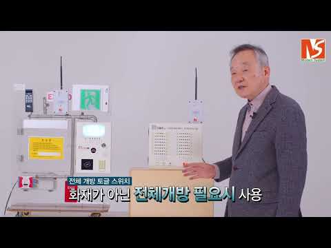 Emergency door automatic opening and closing device