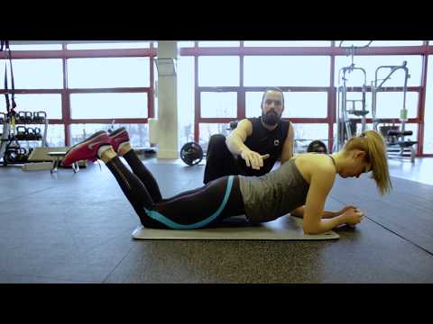 Lär dig göra en korrekt planka | Kristinedals Träningscenter